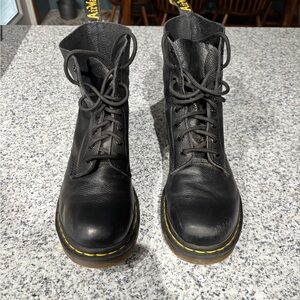 Dr. Martens Black Leather Boots